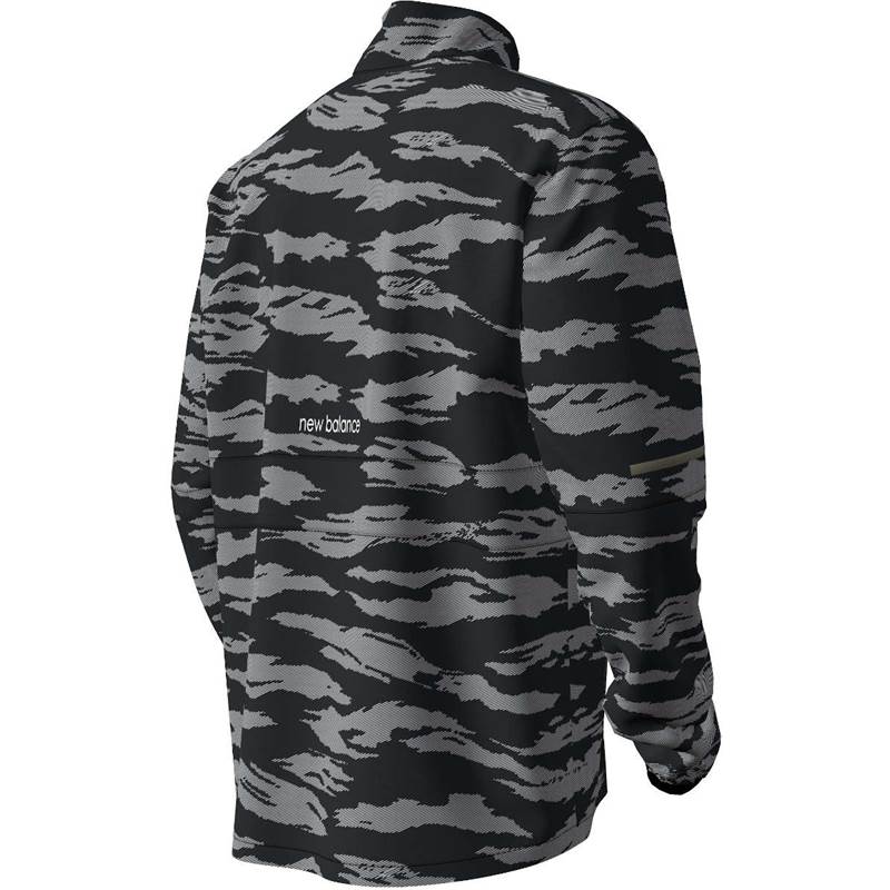 New Balance Mens Printed Reflective Accelerate Jacket-3